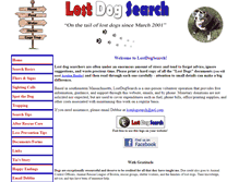 Tablet Screenshot of lostdogsearch.com